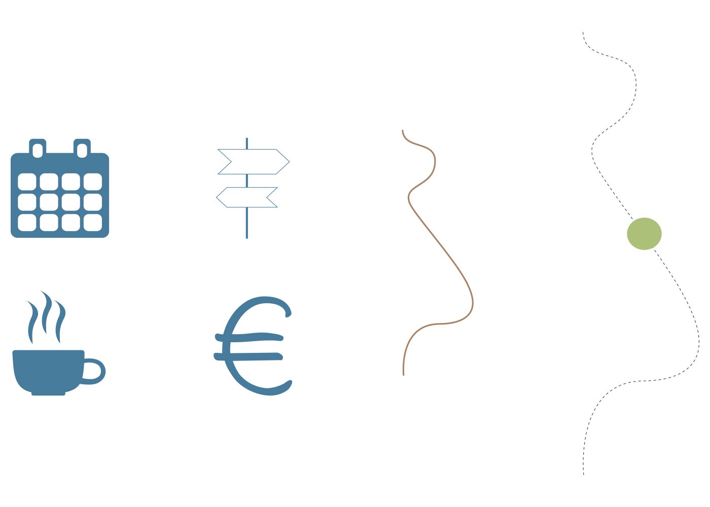 Création d'images vectorielles pour une agence de voyage